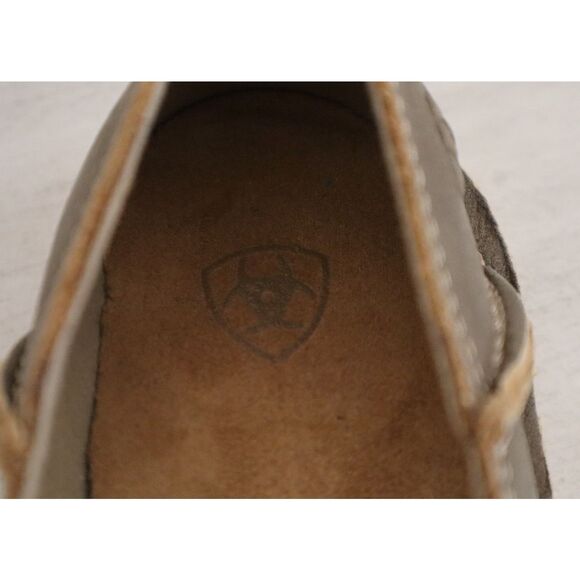 Ariat 10034098 Women's Sz 7B Brown Suede Cruiser Embroidered Slip-On Shoes - Picture 6 of 13